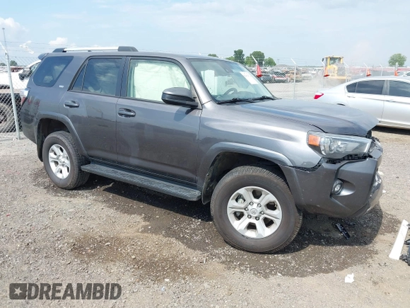 2022 Toyota 4Runner SR5 with VIN JTEMU5JR4N6003161, listed as a IAAI auction lot 42412172 with 67,533 mi miles and . Bid and sale history available at DreamBid. Image 1.
