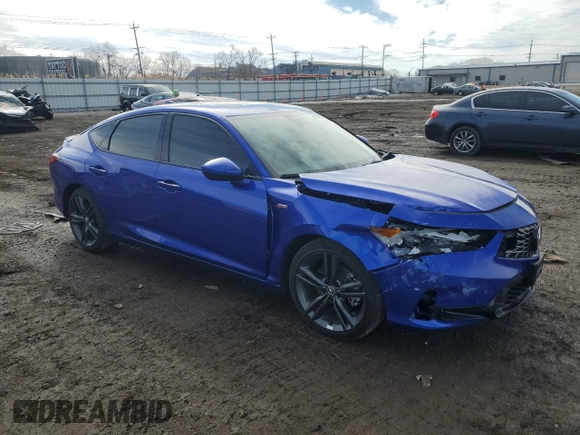 2024 Acura Integra w/A-Spec Package z VIN 19UDE4H33RA006229, wystawiony jako Copart lot #46868535 z przebiegiem 24 104 mil mil oraz Szkody całkowita. Historia ofert i sprzedaży dostępna na DreamBid. Obrazek 4.