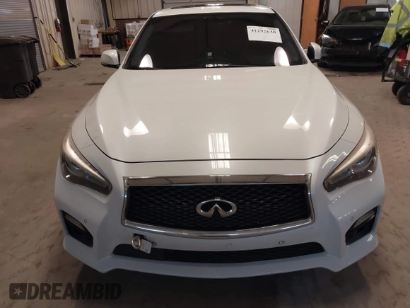 2016 Infiniti Q50 3.0t Premium with VIN JN1EV7APXGM303157, listed as a IAAI auction lot 41292630 with 108,876 mi miles. Bid and sale history available at carsss.com. Image 6.