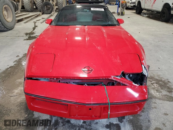 1986 Chevrolet Corvette z VIN 1G1YY0780G5118238, wystawiony jako Copart lot #44241245 z przebiegiem 92 333 mil mil oraz Szkoda całkowita • Salvage title. Historia ofert i sprzedaży dostępna na DreamBid. Obrazek 5.