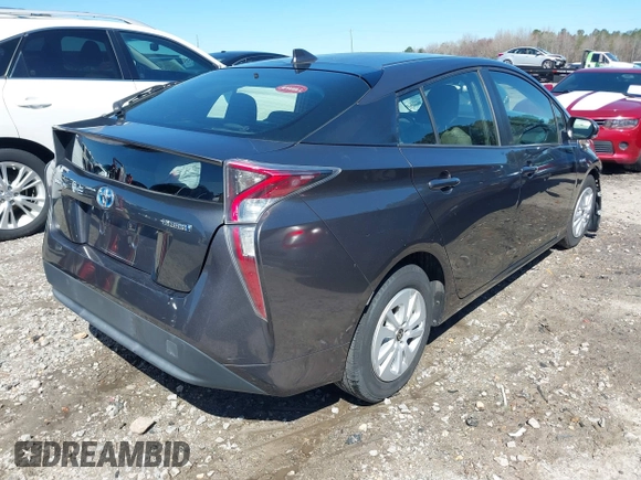 2016 Toyota Prius Two with VIN JTDKBRFU5G3518535, listed as a IAAI auction lot 41829512 with 156,175 mi miles. Bid and sale history available at carsss.com. Image 4.