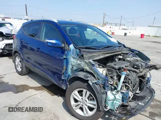 2013 Hyundai Tucson GLS with VIN KM8JU3AC3DU774210, listed as a IAAI auction lot 42078269 with 147,349 mi miles. Bid and sale history available at carsss.com. Image 1.