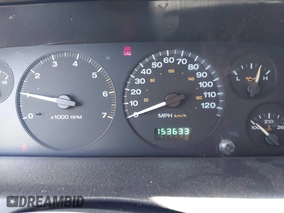 2002 Jeep Grand Cherokee Laredo with VIN 1J4GX48S42C313801, listed as a IAAI auction lot 42297223 with 153,633 mi miles and . Bid and sale history available at DreamBid. Image 7.