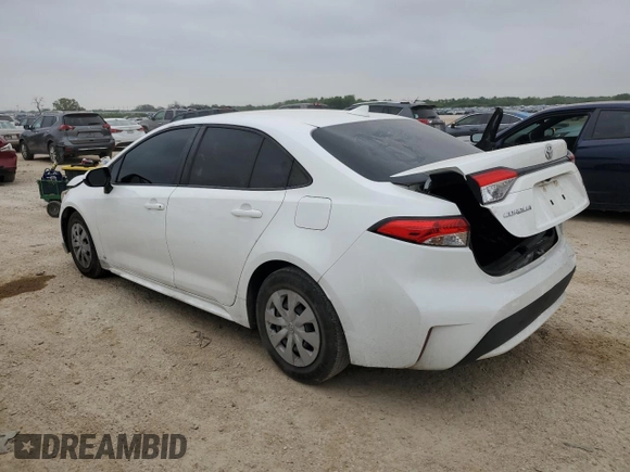 2021 Toyota Corolla L with VIN 5YFDPMAE2MP200095, listed as a Copart auction lot 51287355 with 61,471 mi miles and Salvage Title. Bid and sale history available at DreamBid. Image 2.