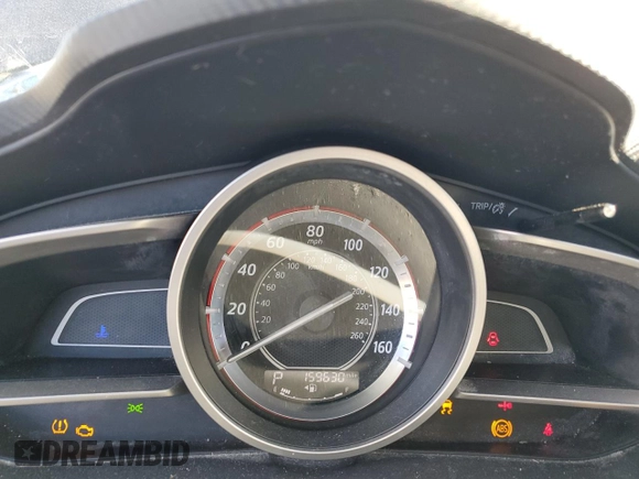 2015 Mazda 3 i SV with VIN JM1BM1T7XF1234306, listed as a Copart auction lot 87457174 with 159,630 mi miles and Salvage Title. Bid and sale history available at carsss.com. Image 9.