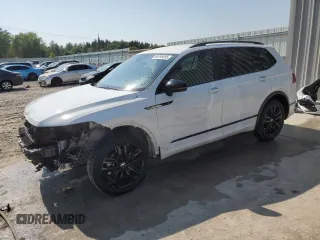 2022 Volkswagen Tiguan SE R-Line Black z VIN 3VVCB7AX8NM007554, wystawiony jako Copart lot #59769555 z przebiegiem 65 679 mil mil oraz Szkoda całkowita • Salvage title. Historia ofert i sprzedaży dostępna na DreamBid. Obrazek 1.