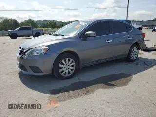2019 Nissan Sentra S with VIN 3N1AB7AP1KY458080, listed as a Copart auction lot 62880225 with 97,920 mi miles and Salvage title. Bid and sale history available at DreamBid. Image 1.