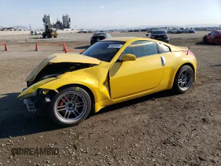 2005 Nissan 350Z Touring with VIN JN1AZ34E55M655680, listed as a Copart auction lot 74091984 with 114,576 mi miles and Salvage Title. Bid and sale history available at carsss.com. Image 1.