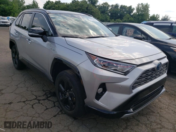 2021 Toyota RAV4 Hybrid XSE with VIN 4T3E6RFVXMU039871, listed as a Copart auction lot 61654295 with 30,775 mi miles and Salvage title. Bid and sale history available at DreamBid. Image 4.