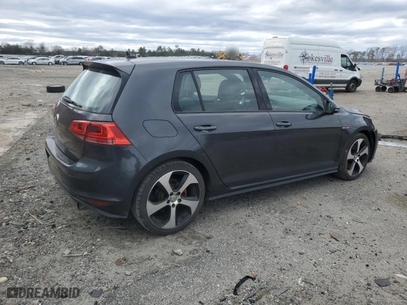 2015 Volkswagen Golf GTI Autobahn with VIN 3VW4T7AU7FM016878, listed as a Copart auction lot 47613715 with 124,009 mi miles and Salvage Title. Bid and sale history available at carsss.com. Image 3.