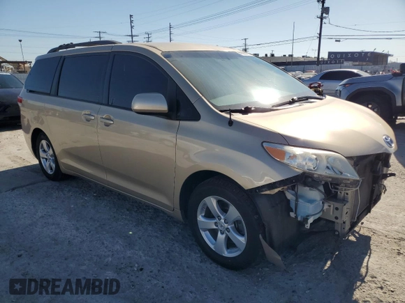 2012 Toyota Sienna LE AAS with VIN 5TDKK3DC1CS200380, listed as a Copart auction lot 46888765 with 78,073 mi miles and Salvage Title. Bid and sale history available at carsss.com. Image 4.
