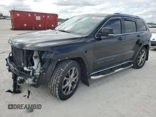 2020 Jeep Grand Cherokee Summit with VIN 1C4RJFJT1LC180477, listed as a Copart auction lot 84943334 with 33,870 mi miles and Salvage title. Bid and sale history available at DreamBid. Image 1.