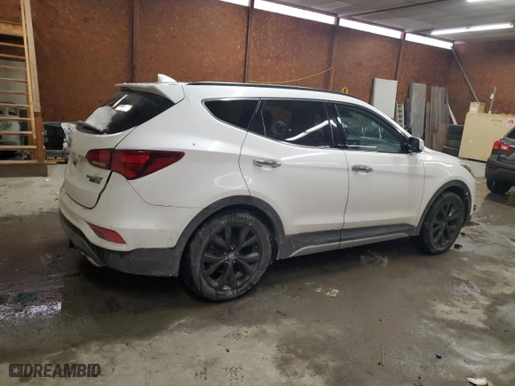 2017 Hyundai Santa Fe Sport 2.0T Ultimate with VIN 5XYZWDLA7HG397911, listed as a Copart auction lot 87550815 with 0 mi miles and Salvage Title. Bid and sale history available at carsss.com. Image 3.