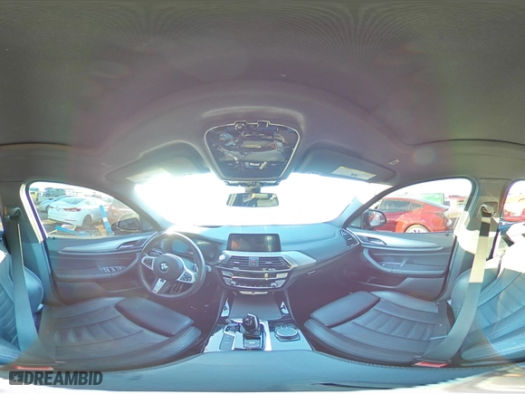 2021 BMW X4 M40i with VIN 5UX2V5C00M9E71264, listed as a Copart auction lot 41704355 with 51970 miles and Salvage Title. Bid and sale history available at carsss.com. Image 15.