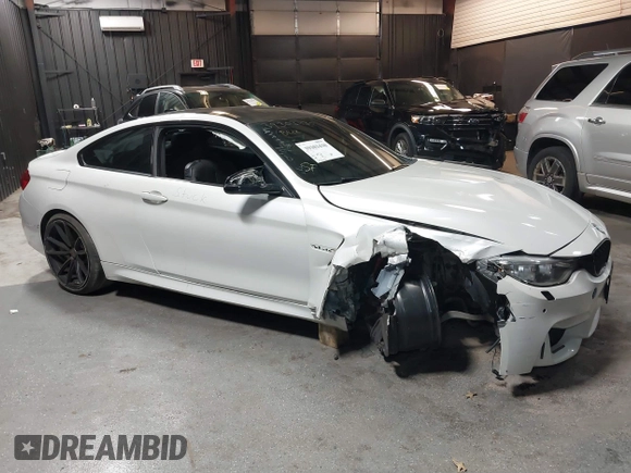 2017 BMW M4 with VIN WBS3R9C5XHK709445, listed as a IAAI auction lot 39303430 with 59,095 mi miles. Bid and sale history available at carsss.com. Image 6.