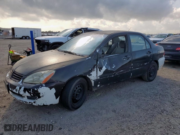 2006 Mitsubishi Lancer ES with VIN JA3AJ26E26U023604, listed as a Copart auction lot 59511315 with 267,581 mi miles and Salvage title. Bid and sale history available at DreamBid. Image 1.