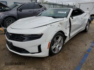 2019 Chevrolet Camaro 1LT z VIN 1G1FB3DS0K0117445, wystawiony jako Copart lot #53751235 z przebiegiem 53 581 mil mil oraz Szkoda całkowita • Salvage title. Historia ofert i sprzedaży dostępna na DreamBid. Obrazek 1.