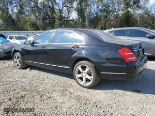 2012 Mercedes-Benz S-Class S 550 with VIN WDDNG7DB7CA430571, listed as a Copart auction lot 44292605 with 134,605 mi miles and Salvage Title. Bid and sale history available at carsss.com. Image 2.