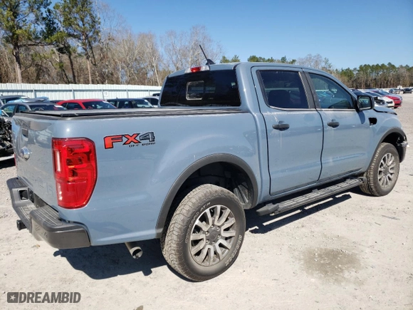 2023 Ford Ranger XL with VIN 1FTER4FH1PLE14316, listed as a Copart auction lot 43551245 with 28,395 mi miles and Salvage Title. Bid and sale history available at carsss.com. Image 3.