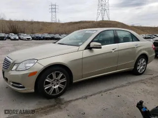 2013 Mercedes-Benz E-Class E 350 Luxury with VIN WDDHF8JB2DA669070, listed as a Copart auction lot 49329595 with 75,780 mi miles and Salvage Title. Bid and sale history available at carsss.com. Image 1.