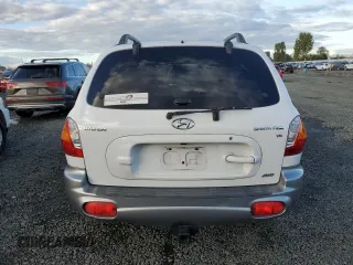 2002 Hyundai Santa Fe GLS with VIN KM8SC73D82U255770, listed as a Copart auction lot 78057954 with 142,822 mi miles and Salvage Title. Bid and sale history available at carsss.com. Image 6.