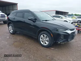 2020 Chevrolet Blazer LT with VIN 3GNKBCRS0LS616603, listed as a IAAI auction lot 42193923 with 117,027 mi miles and . Bid and sale history available at DreamBid. Image 1.