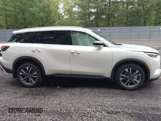 2025 Infiniti QX60 Luxe with VIN 5N1AL1FS6SC351230, listed as a IAAI auction lot 42285154 with 310 mi miles and . Bid and sale history available at DreamBid. Image 13.