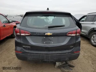 2022 Chevrolet Equinox LS with VIN 3GNAXSEV0NS210606, listed as a Copart auction lot 44415755 with 14,319 mi miles and Salvage Title. Bid and sale history available at carsss.com. Image 6.