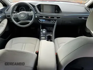 2020 Hyundai Sonata Hybrid Ultimate with VIN KMHL34JJ7LA011722, listed as a Copart auction lot 73647564 with 48,195 mi miles and Salvage Title. Bid and sale history available at carsss.com. Image 8.