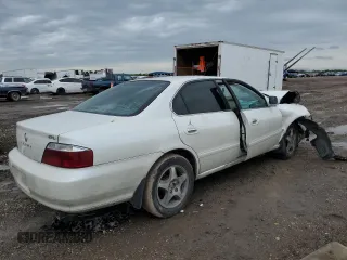 2002 Acura TL w/Navigation with VIN 19UUA56742A048728, listed as a Copart auction lot 50744665 with 0 mi miles and Salvage Title. Bid and sale history available at carsss.com. Image 3.
