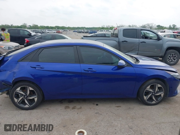 2023 Hyundai Elantra SEL with VIN KMHLS4AGXPU564831, listed as a IAAI auction lot 42072690 with 16,757 mi miles and . Bid and sale history available at DreamBid. Image 13.