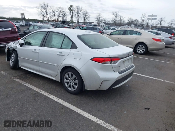 2022 Toyota Corolla LE with VIN JTDEPMAEXN3011631, listed as a IAAI auction lot 41727267 with 64,145 mi miles and . Bid and sale history available at DreamBid. Image 3.