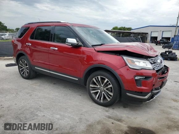 2018 Ford Explorer Platinum с VIN 1FM5K8HT7JGC80243, выставлен на аукционе Copart как лот 59337945 с пробегом 106 778 миль миль и Списание • Salvage title. История ставок и продаж доступна на DreamBid. Изображение 4.