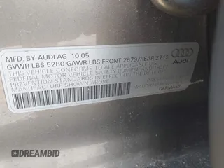 2006 Audi A6 3.2L z VIN WAUDH74F86N095823, wystawiony jako IAAI lot #42095017 z przebiegiem 181 487 mil mil oraz . Historia ofert i sprzedaży dostępna na DreamBid. Obrazek 9.