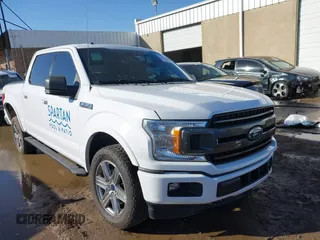 2018 Ford F-150 XL with VIN 1FTEW1EG1JKE29623, listed as a IAAI auction lot 40615703 with 122,846 mi miles and . Bid and sale history available at DreamBid. Image 1.