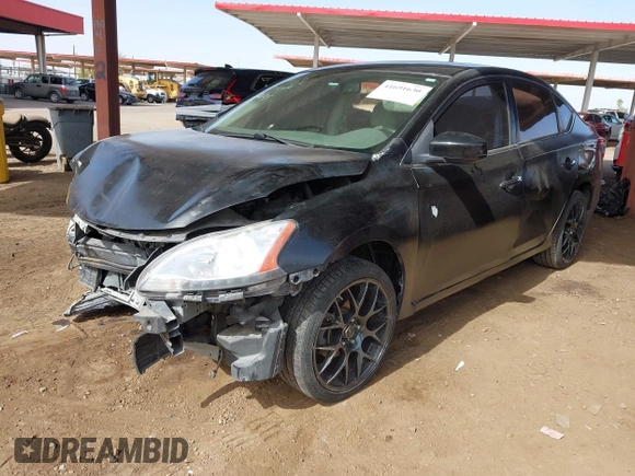 2013 Nissan Sentra SR with VIN 3N1AB7AP7DL621556, listed as a IAAI auction lot 41691630 with 125,734 mi miles and . Bid and sale history available at DreamBid. Image 2.