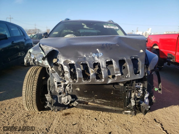 2015 Jeep Cherokee Latitude with VIN 1C4PJMCS4FW614989, listed as a Copart auction lot 75504624 with 144,244 mi miles and Salvage Title. Bid and sale history available at carsss.com. Image 5.
