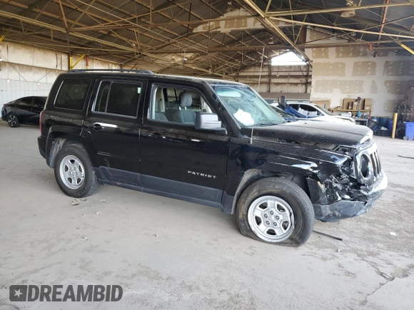 2016 Jeep Patriot Sport z VIN 1C4NJPBA3GD810579, wystawiony jako Copart lot #62644305 z przebiegiem 96 481 mil mil oraz Szkoda całkowita • Salvage title. Historia ofert i sprzedaży dostępna na DreamBid. Obrazek 4.