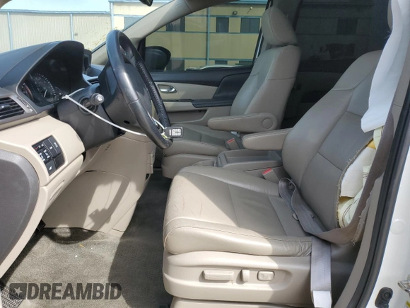 2016 Honda Odyssey EX-L with VIN 5FNRL5H63GB016354, listed as a Copart auction lot 44796235 with 169,581 mi miles and Salvage Title. Bid and sale history available at carsss.com. Image 7.