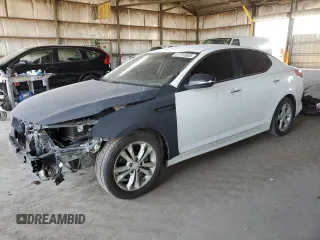 2015 Kia Optima LX with VIN KNAGM4A76F5589487, listed as a Copart auction lot 57791005 with 171,780 mi miles and Salvage title. Bid and sale history available at DreamBid. Image 1.