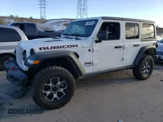 2022 Jeep Wrangler Unlimited Rubicon with VIN 1C4HJXFG5NW116733, listed as a Copart auction lot 79630704 with 50,949 mi miles and Non repairable. Bid and sale history available at DreamBid. Image 1.
