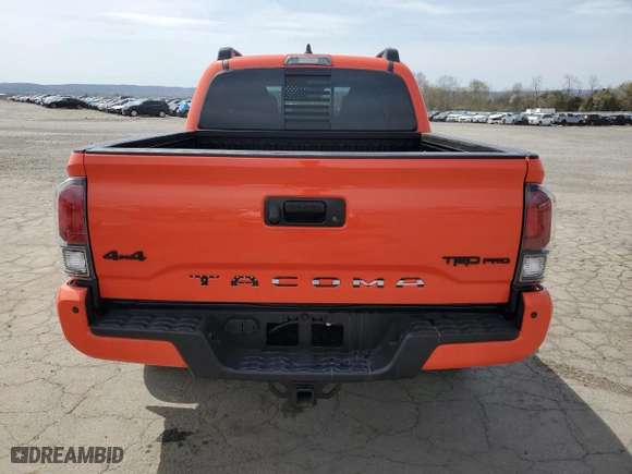 2023 Toyota Tacoma 4WD SR with VIN 3TYCZ5AN8PT162433, listed as a Copart auction lot 52911055 with 7,321 mi miles and Salvage Title. Bid and sale history available at carsss.com. Image 6.