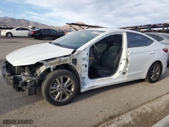 2018 Hyundai Elantra SEL with VIN 5NPD84LF4JH361799, listed as a Copart auction lot 43797695 with 70,373 mi miles and Salvage Title. Bid and sale history available at carsss.com. Image 1.