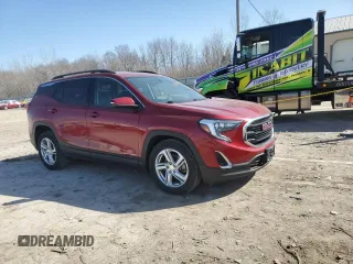 2018 GMC Terrain SLE with VIN 3GKALMEX9JL129646, listed as a Copart auction lot 48846975 with 156,990 mi miles and Salvage Title. Bid and sale history available at carsss.com. Image 4.