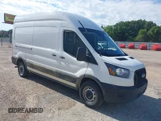 2023 Ford Transit Cargo with VIN 1FTBR1X81PKB46146, listed as a IAAI auction lot 42180262 with 75,169 mi miles and . Bid and sale history available at DreamBid. Image 1.