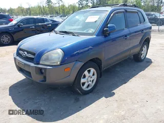 2005 Hyundai Tucson GLS with VIN KM8JN72D15U191616, listed as a IAAI auction lot 42081034 with 217,168 mi miles. Bid and sale history available at carsss.com. Image 2.
