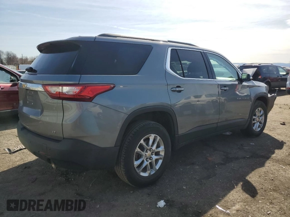 2019 Chevrolet Traverse LT Cloth with VIN 1GNEVGKWXKJ185096, listed as a Copart auction lot 45066784 with 0 mi miles. Bid and sale history available at carsss.com. Image 3.