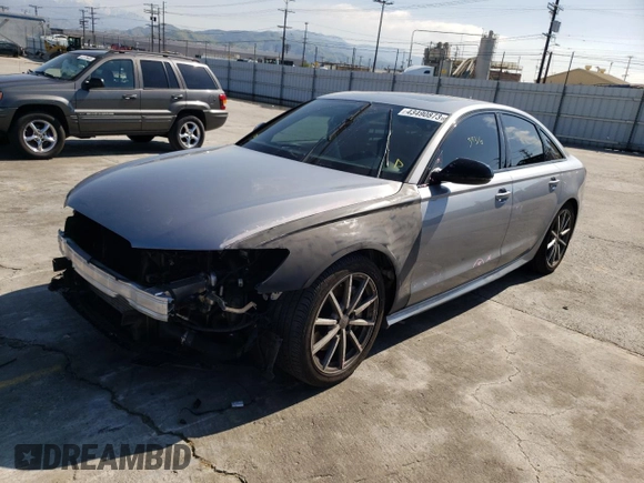 2018 Audi A6 Premium with VIN WAUF8AFC1JN078038, listed as a Copart auction lot 43490873 with 39,316 mi miles. Bid and sale history available at carsss.com. Image 1.
