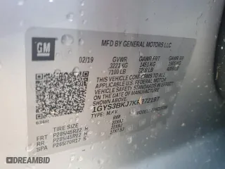 2019 Cadillac Escalade Luxury with VIN 1GYS3BKJ7KR272197, listed as a Copart auction lot 80668274 with 118,135 mi miles and Salvage Title. Bid and sale history available at carsss.com. Image 13.
