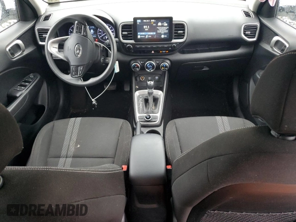 2020 Hyundai Venue SEL with VIN KMHRC8A33LU040202, listed as a Copart auction lot 63265265 with 72,572 mi miles and Salvage title. Bid and sale history available at DreamBid. Image 8.